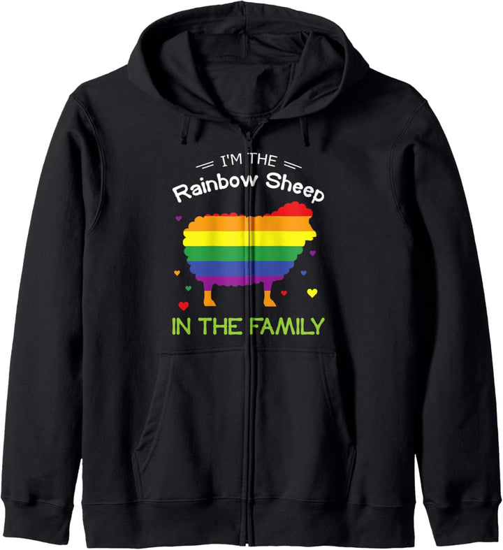 LGBT I'm The Rainbow Sheep Of The Family Kapuzenjacke
