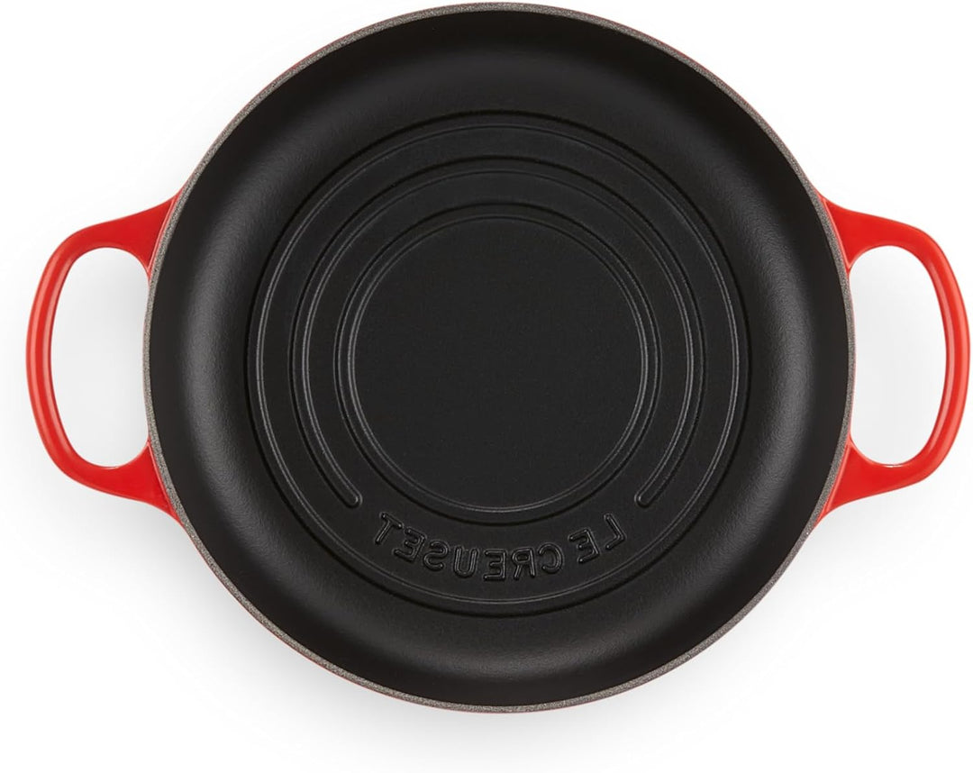 Le Creuset Signature Gusseisen Brot Bräter, 24cm, Kirschrot, 21301240600430, Kirschrot