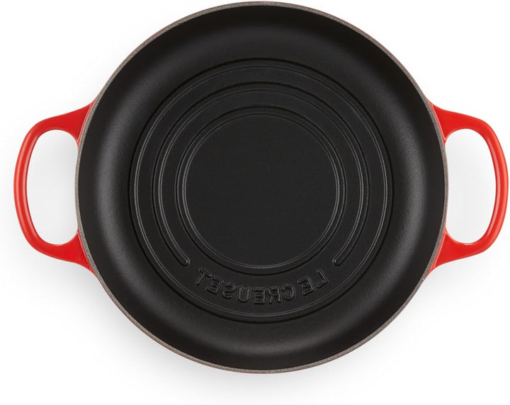 Le Creuset Signature Gusseisen Brot Bräter, 24cm, Kirschrot, 21301240600430, Kirschrot