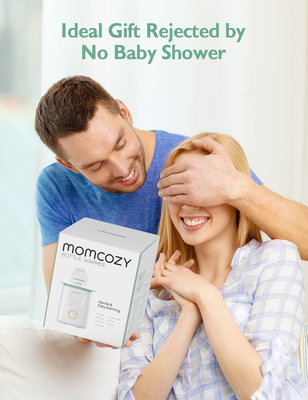 Momcozy MW02 Nutri-Flaschenwärmer Baby mit präziser Temperaturkontrolle &amp; Nachtlicht | 9-in-1 Fasche