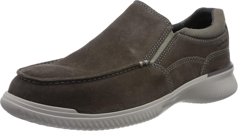 Clarks Herren Donaway Free Slipper 42.5 EU Stone, 42.5 EU Stone