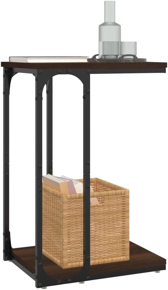 FIRBNUS Beistelltisch 40x30x60 cm Holzwerkstoff Beistelltisch Holz Beistelltisch Schmal Beistelltisc