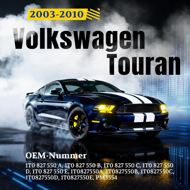Arana 2x Heckklappe Dämpfer Gasdruckfeder kompatibel mit VW Touran 1T1 1T2 1T3 2003-2010 Gasdruckdäm