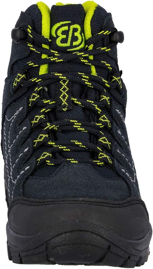 Brütting Unisex Kinder Mount Shasta Kids Hi Trekking-& Wanderstiefel, Marine Lemon
