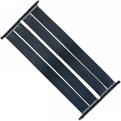 Melko Poolheizung Solarheizung Solarkollektor Solarpanel Wärmeplane für Pool Schwimmbecken, schwarz,