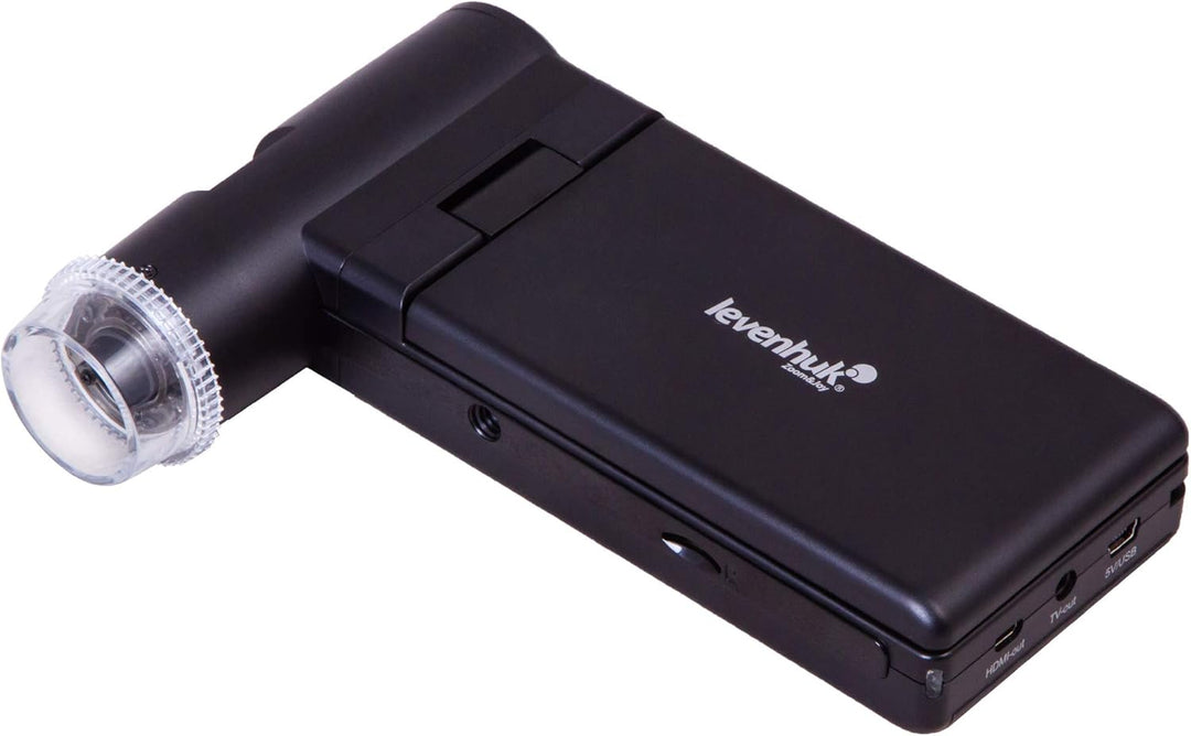 Levenhuk DTX 700 Mobi Kabelloses Tragbares Digitalmikroskop mit 10- bis 1200-Fachem Zoom, Windows- u