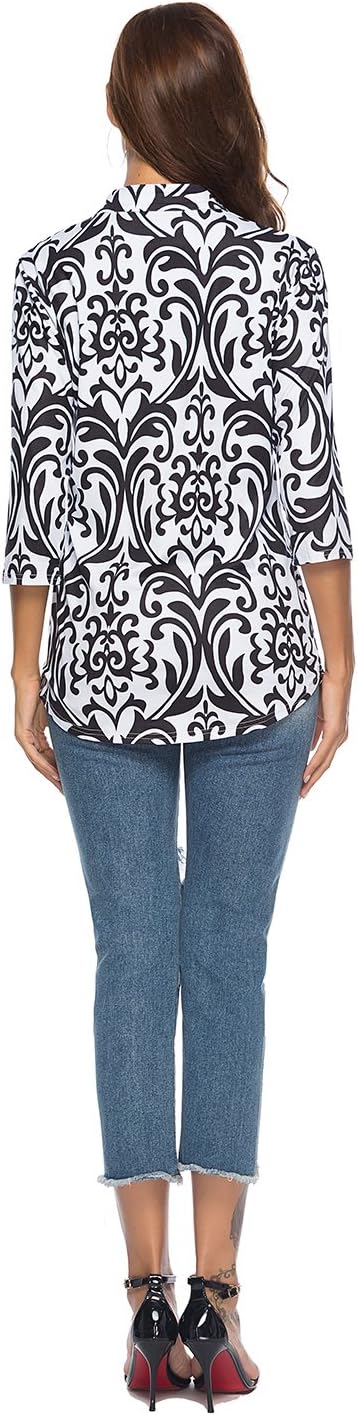 CEASIKERY Damen Shirt Tunic Shirt Tunic M Schwarz, M Schwarz