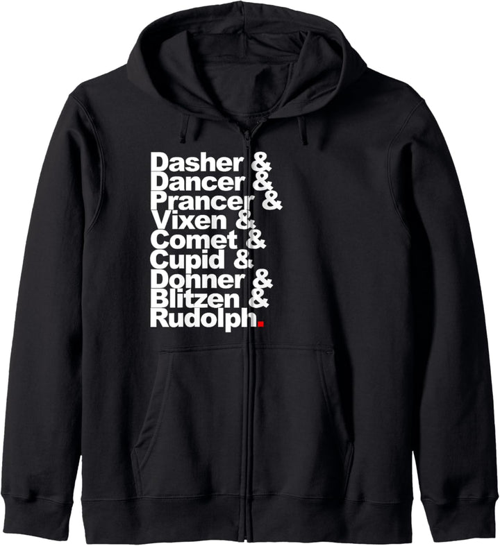 Weihnachtsmann Rentier lustig Weihnachten Kapuzenjacke