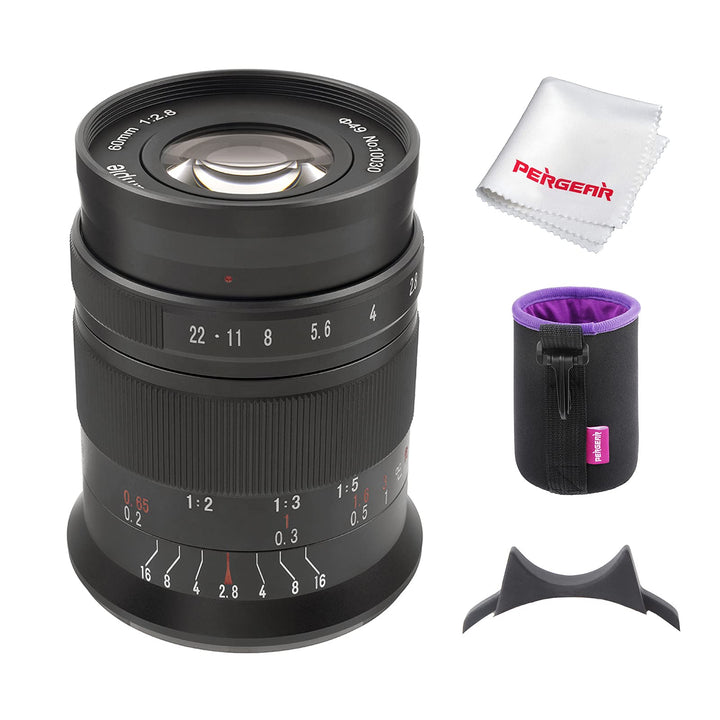 7artisans 60mm F2.8 II Makro-Objektiv, Kompatibel mit Fuji X-Mount-Kameras Kameras X-A1 X-A10 X-A2 X