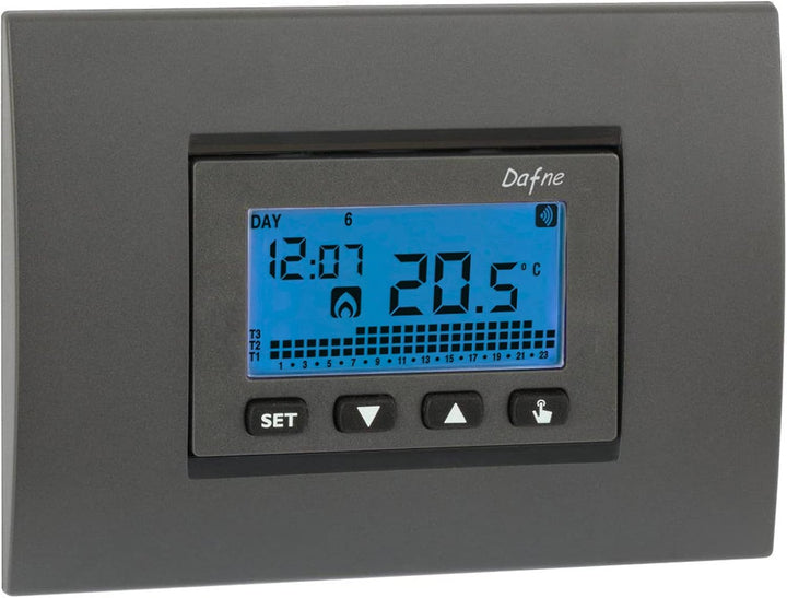 VEMER Ve792200 Dafne WiFi Thermostat, 230 V, Steuerung mit Smartphone über APP verfügbar auf iOS und