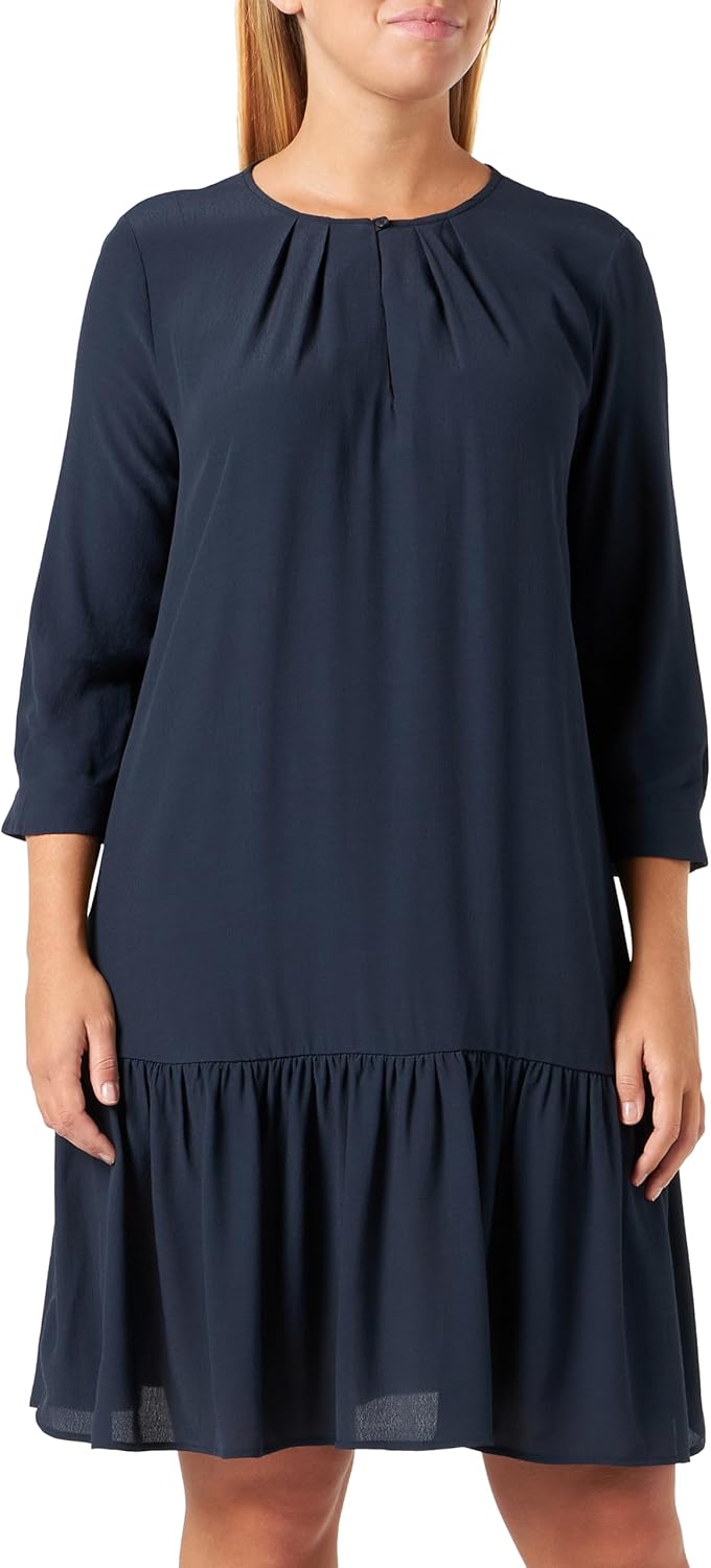 ESPRIT Damen Kleid 36 400/Navy, 36 400/Navy