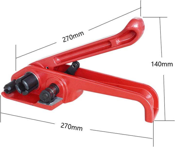 Seababyhouse Poly-Umreifungsspanner Cutter Manuelles Banderolierwerkzeug für Breite 1/2"-3/4" Polypr