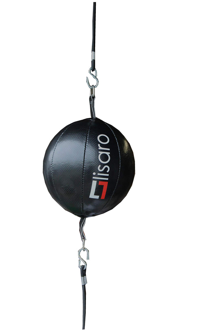 LISARO Boxen Doppelendball, Boxbirne, Punchingball Schlagbirne Kunstleder PU, Speed Ball mit 2 Gummi