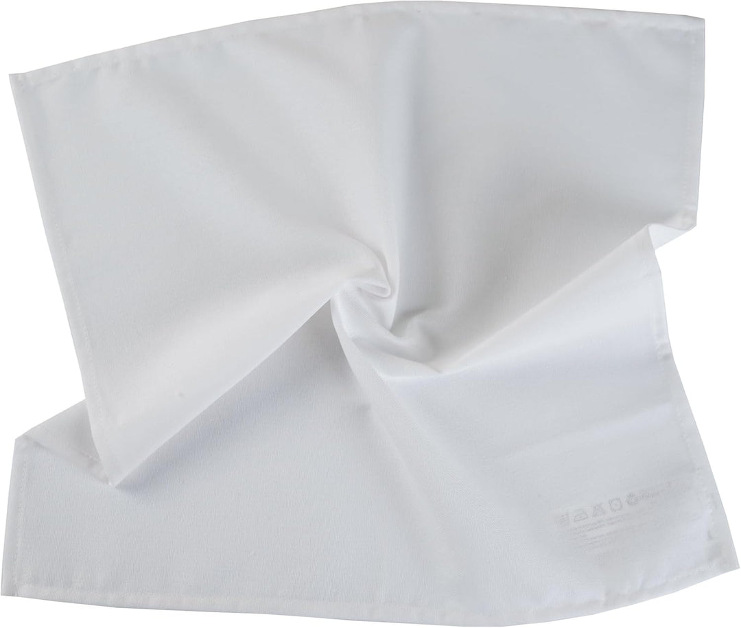 weich Polyester -Leinen gemischt Abendessen Cloth Servietten, 12 Stück (40 x 40 cm), für Veranstaltu