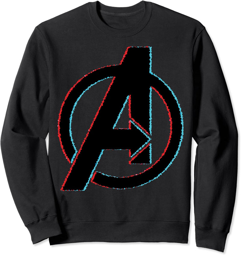 Marvel Avengers 3D Color Pop Logo Sweatshirt