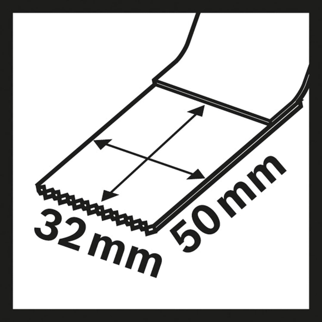 Bosch Professional 10x Bi-Metall Sägeblatt AIZ 32 AB (für ungehärtetes Metall, Breite 32 mm, Zubehör