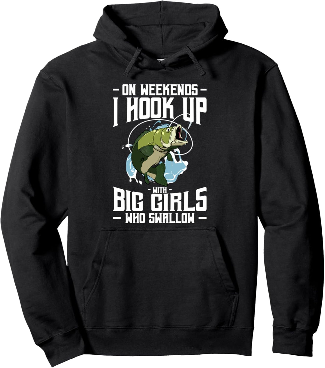 Angeln Angler Angler Fisch Fischen Wochenend Camping Pullover Hoodie