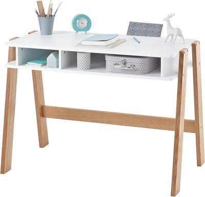VERTBAUDETKinder Schreibtisch,Architekt Junior"weiss/naturONE SIZE