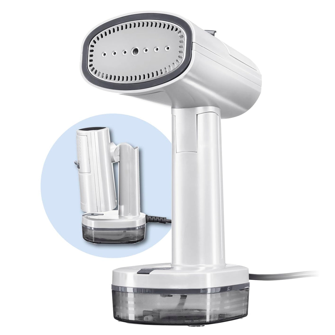 CLEANmaxx AeroTech 4000 Dampfglätter 3in1 | Steamer mit Ansaugfunktion | Reisebügeleisen mit Pro-Glä
