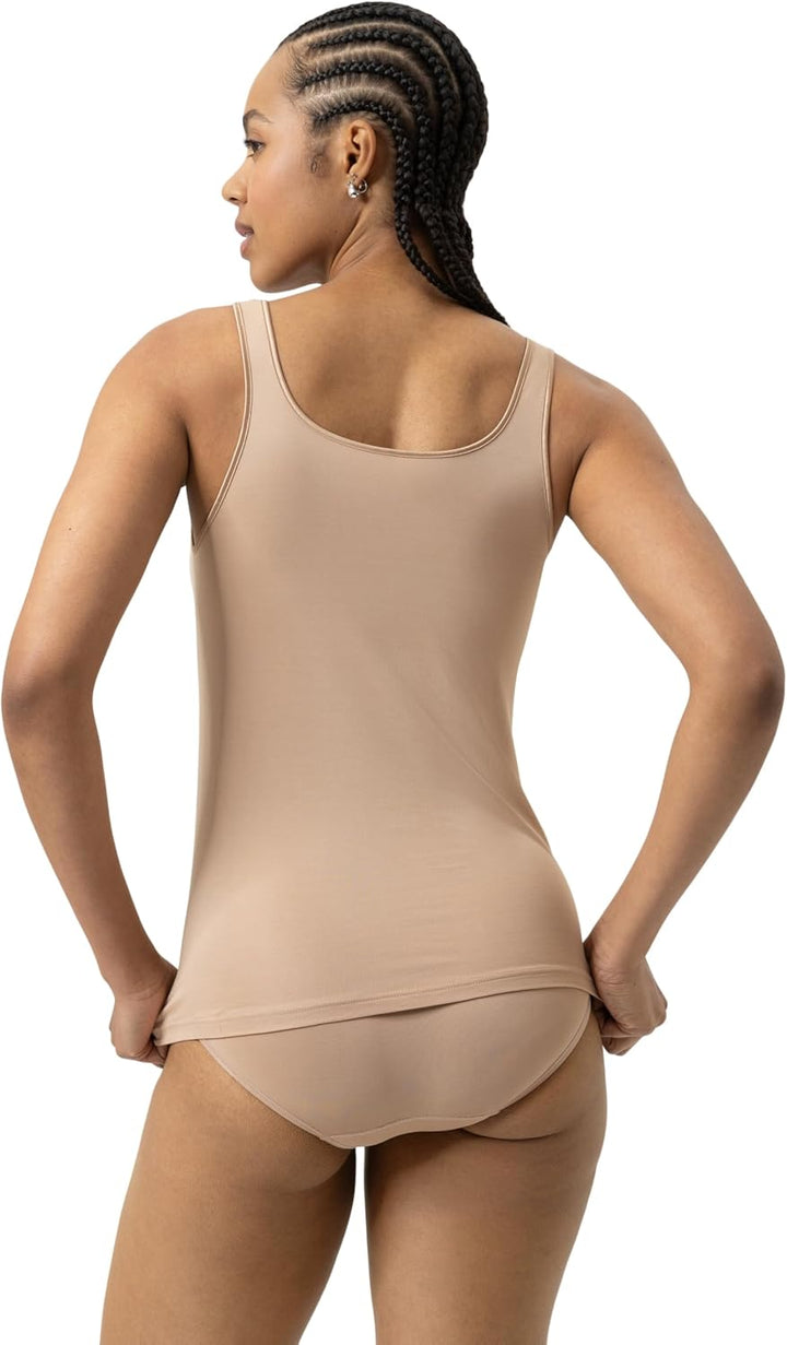 Mey Tagwäsche Serie Emotion Damen Tops breiter Träger 55204 4XL Cream Tan, 4XL Cream Tan