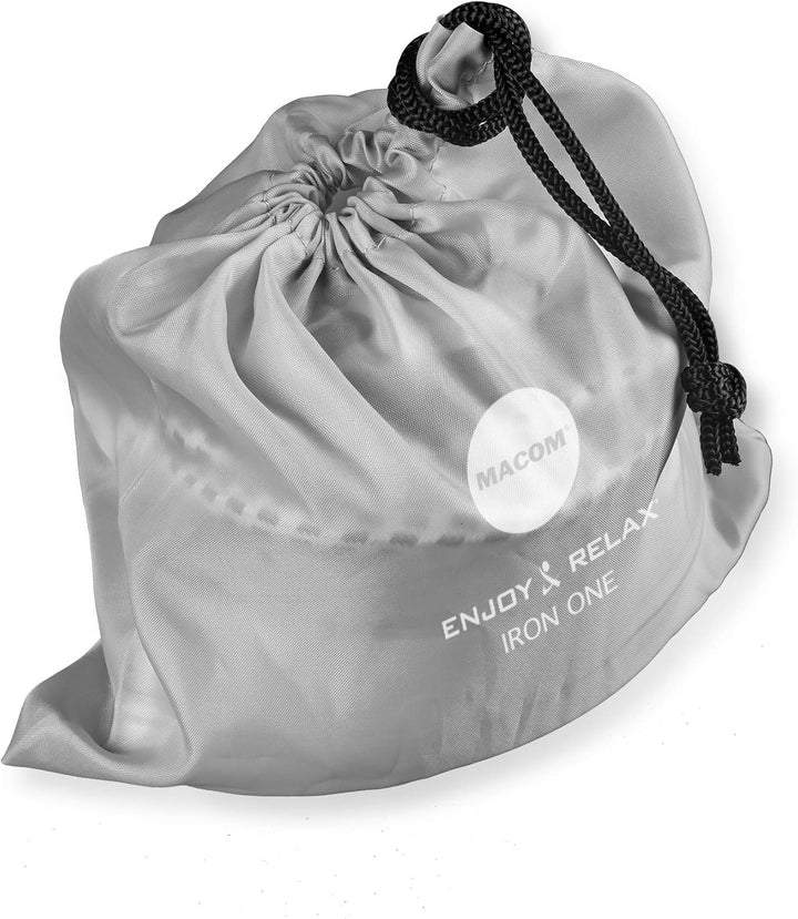 Macom Mini-Reisebügeleisen, 500 W, schnelles Aufheizen, doppelseitige Antihaft-Bügelsohle, doppelte