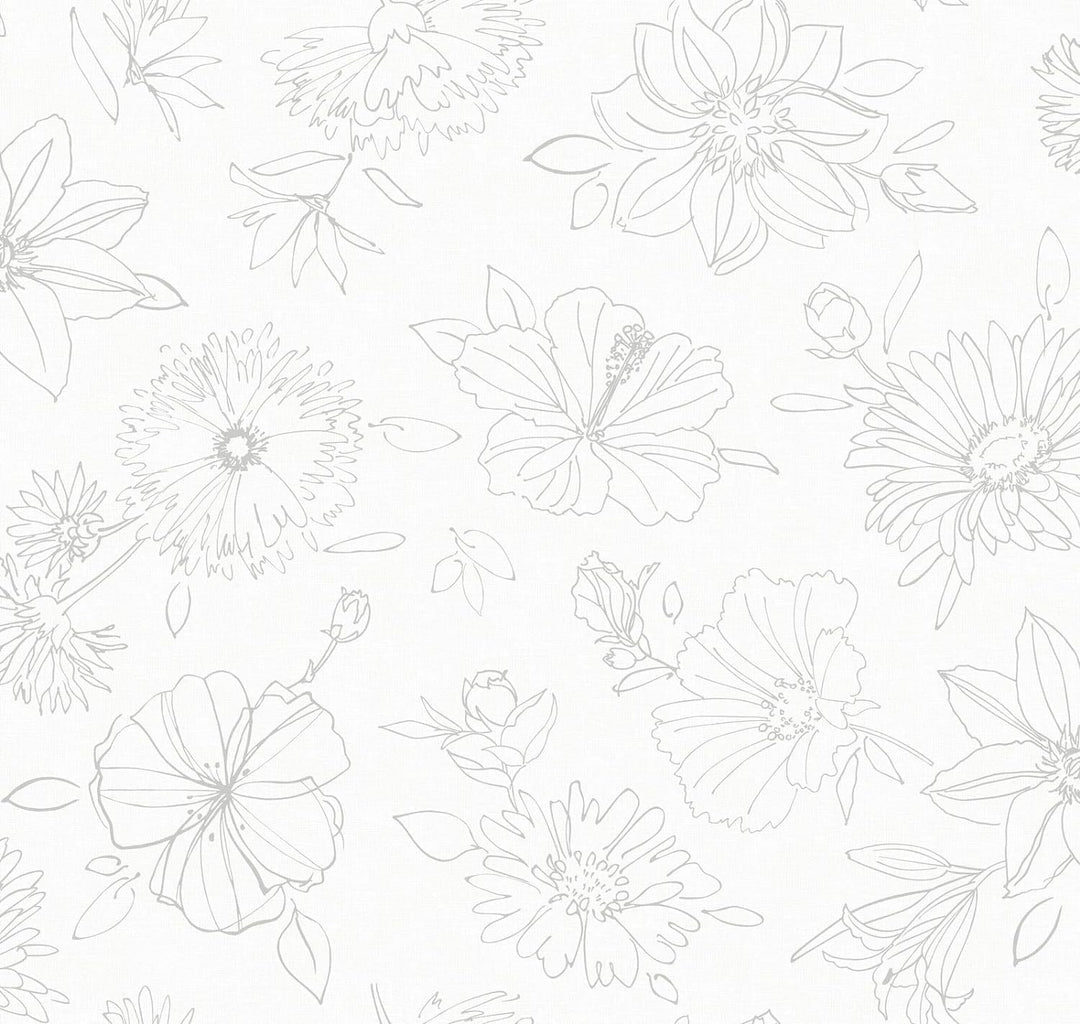 d-c-fix Wachstuchtischdecke – Palmas grau (150 x 250 cm oval) – Tischunterlage für Küchen- und Essti