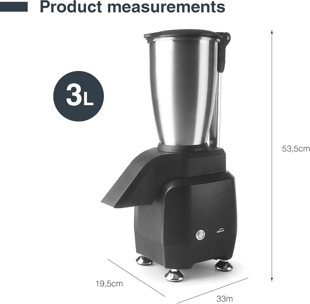 Lacor - 69431 - Eiszerkleinerer, professionell, ideal für Slushies, Mojitos etc. Automatik, robust,