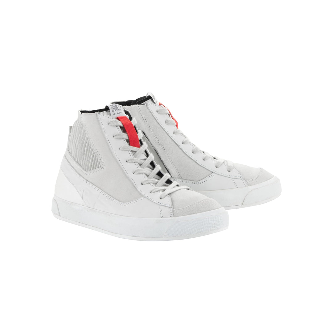 Alpinestars Stated Motorrad Schuhe, weiss/grau, 10.5 (43.5) Weiss Kühles Grau 43.5 EU, Weiss Kühles