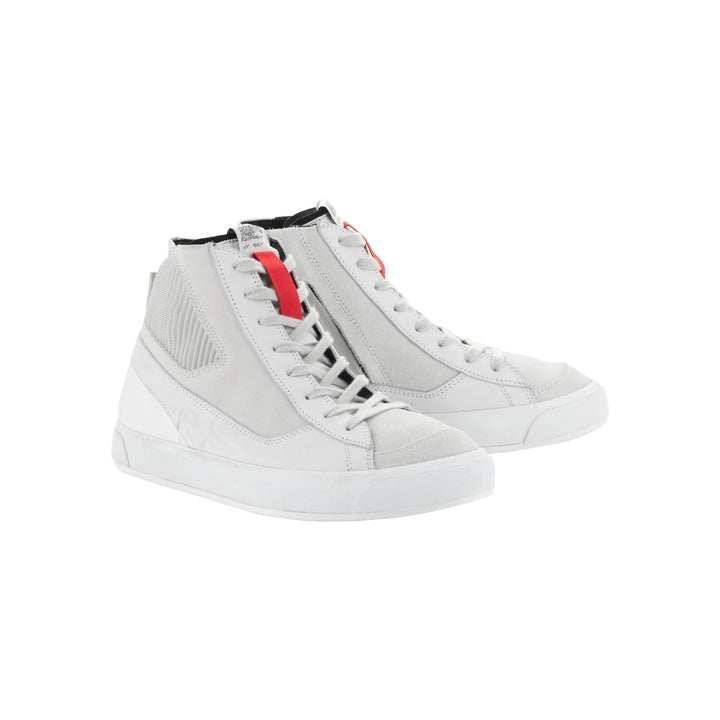 Alpinestars Stated Motorrad Schuhe, weiss/grau, 10.5 (43.5) Weiss Kühles Grau 43.5 EU, Weiss Kühles