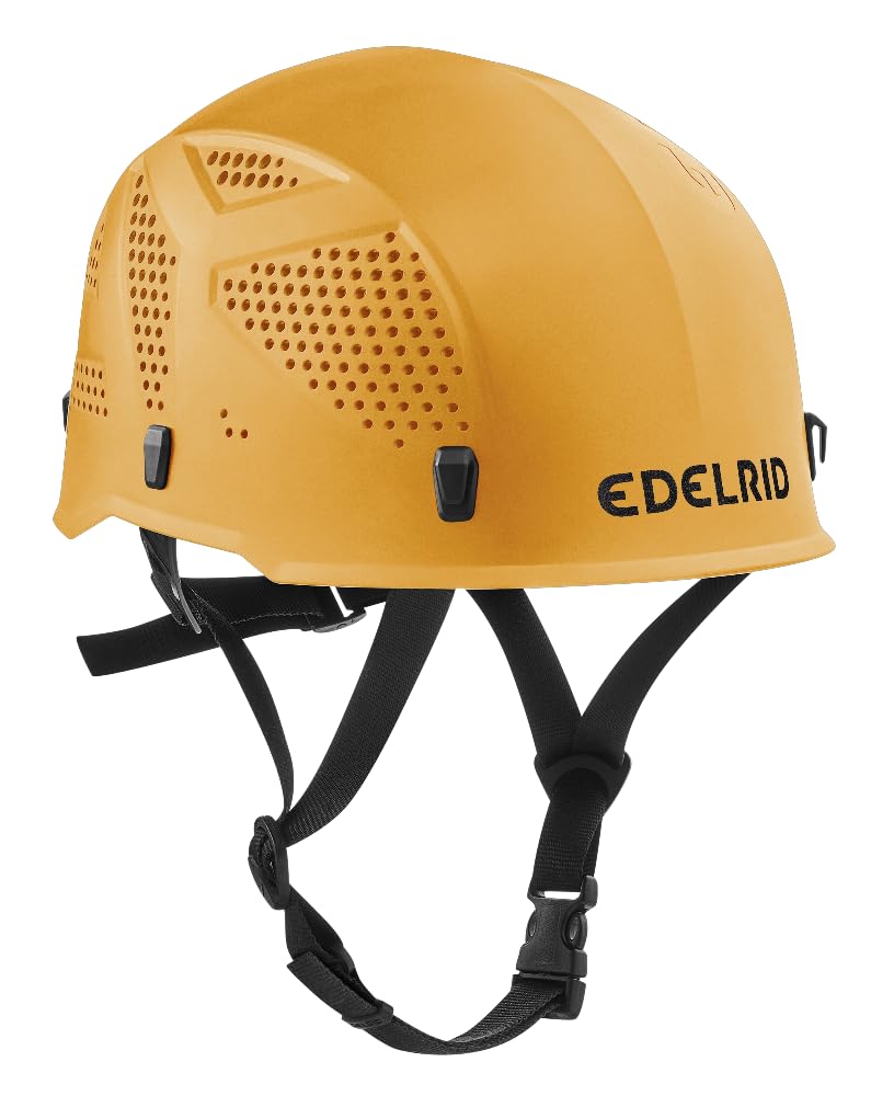 EDELRID Ultralight III Kletterhelm Klettersteighelm Bergsporthelm orange, orange