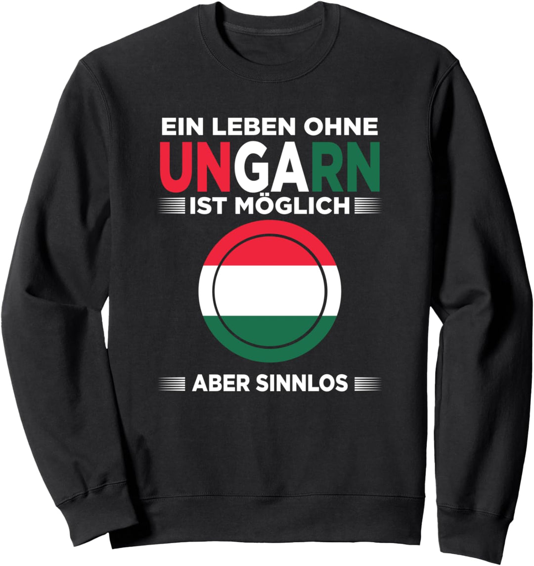 Ungarische Flagge Ungare Ungarin Ungarn Sweatshirt