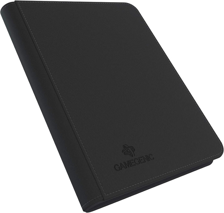 Gamegenic GGS31011ML Zip-Up Album (8-Pocket), Black Schwarz, Schwarz