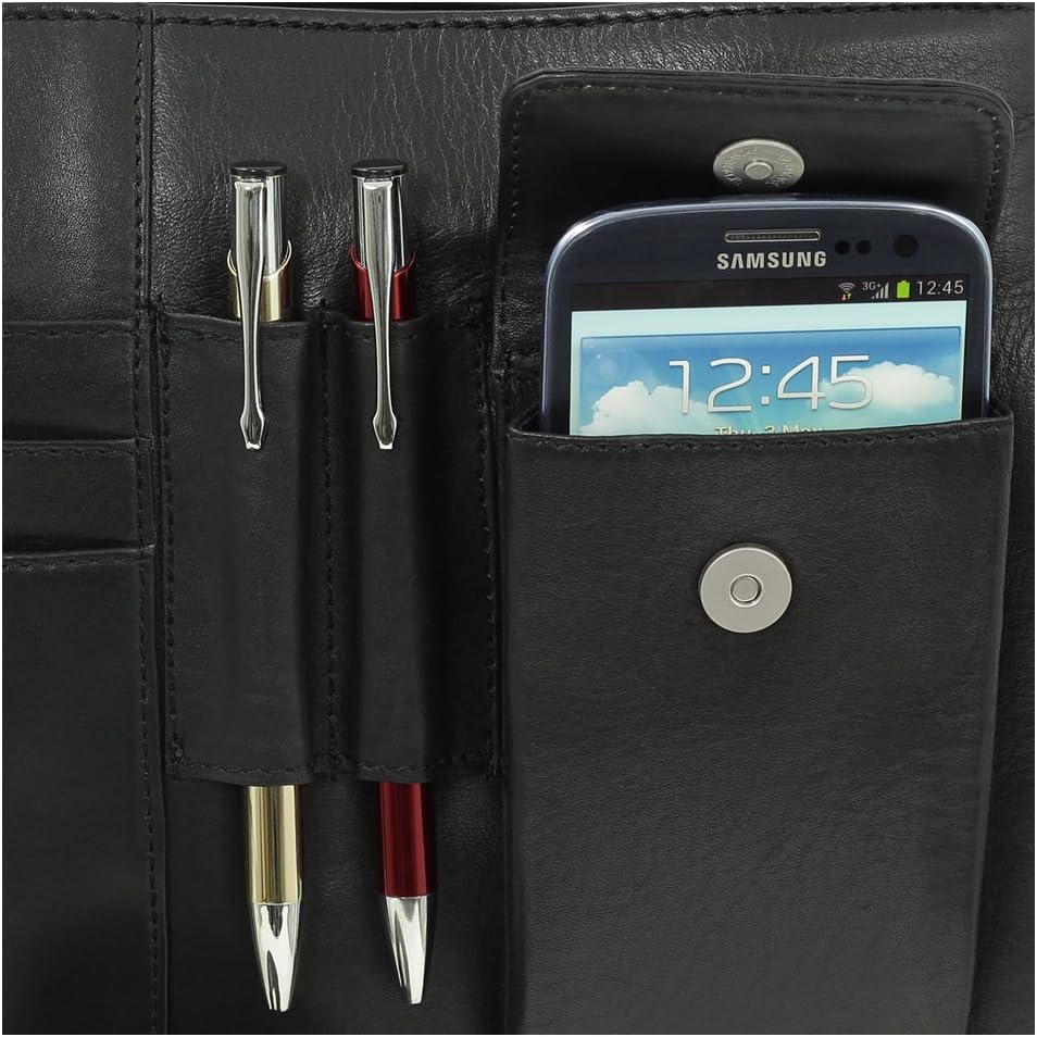 Ledershop24 Leder Damen Umhängetasche Schultertasche Festivaltasche Handtasche Tasche 31 cm vers. Fa