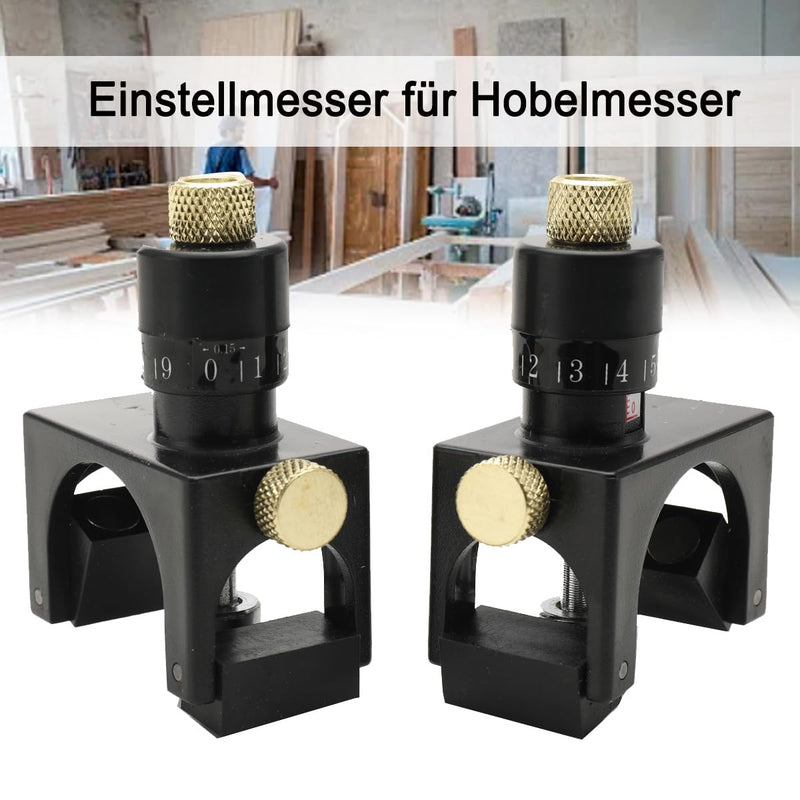 Lfhelper 2 STK Hobelmesser Einstellehre Einstellhilfe Hobelmesser-Setter Magnetische Hobelmesser-Ein