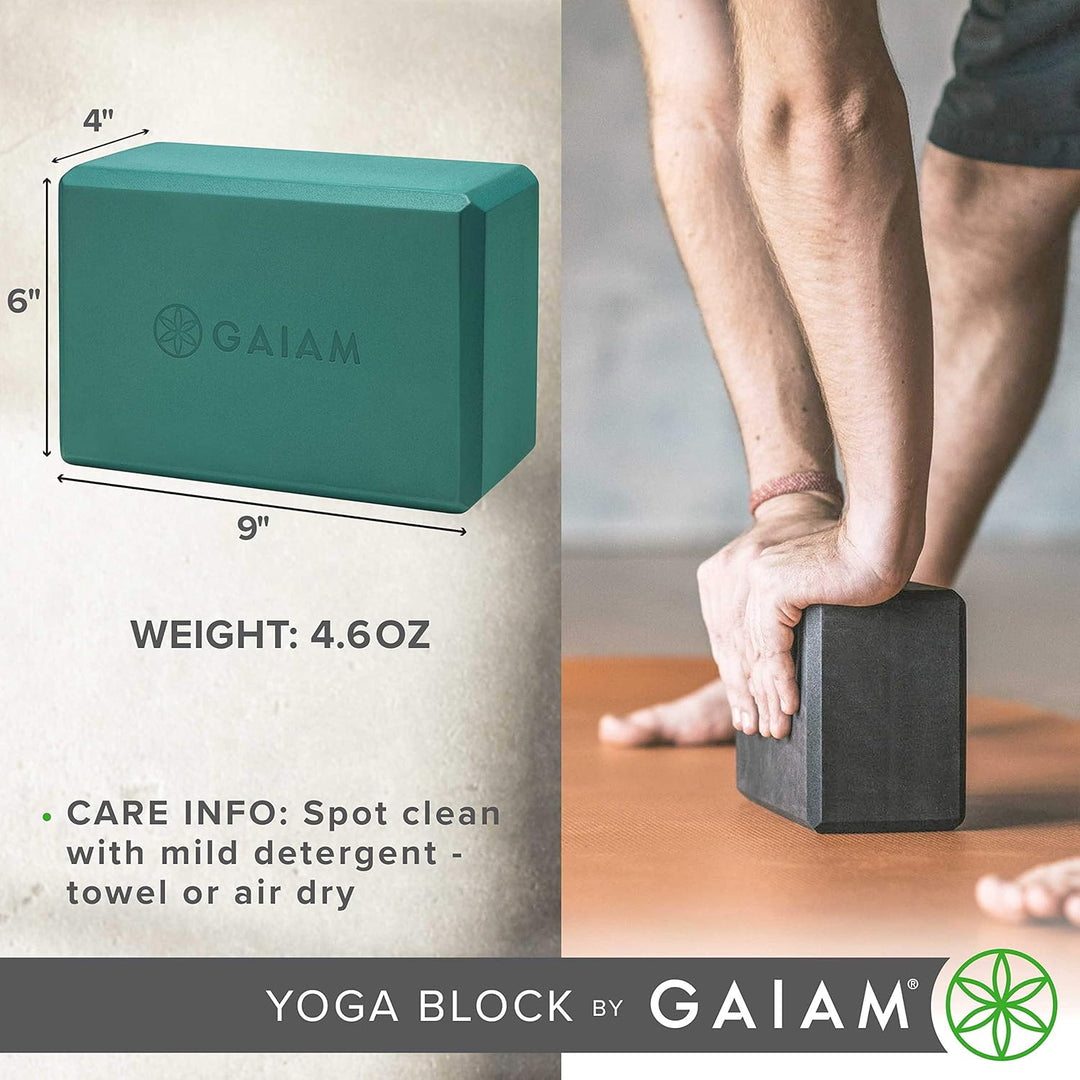 Gaiam Yogablocke Yoga Block Storm Gray STANDARD, Storm Gray STANDARD