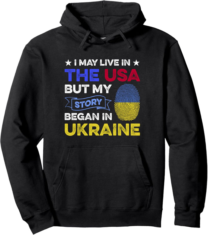 Ukraine Ukrainische Wurzeln Erbe Stolze ukrainische Flagge Pullover Hoodie