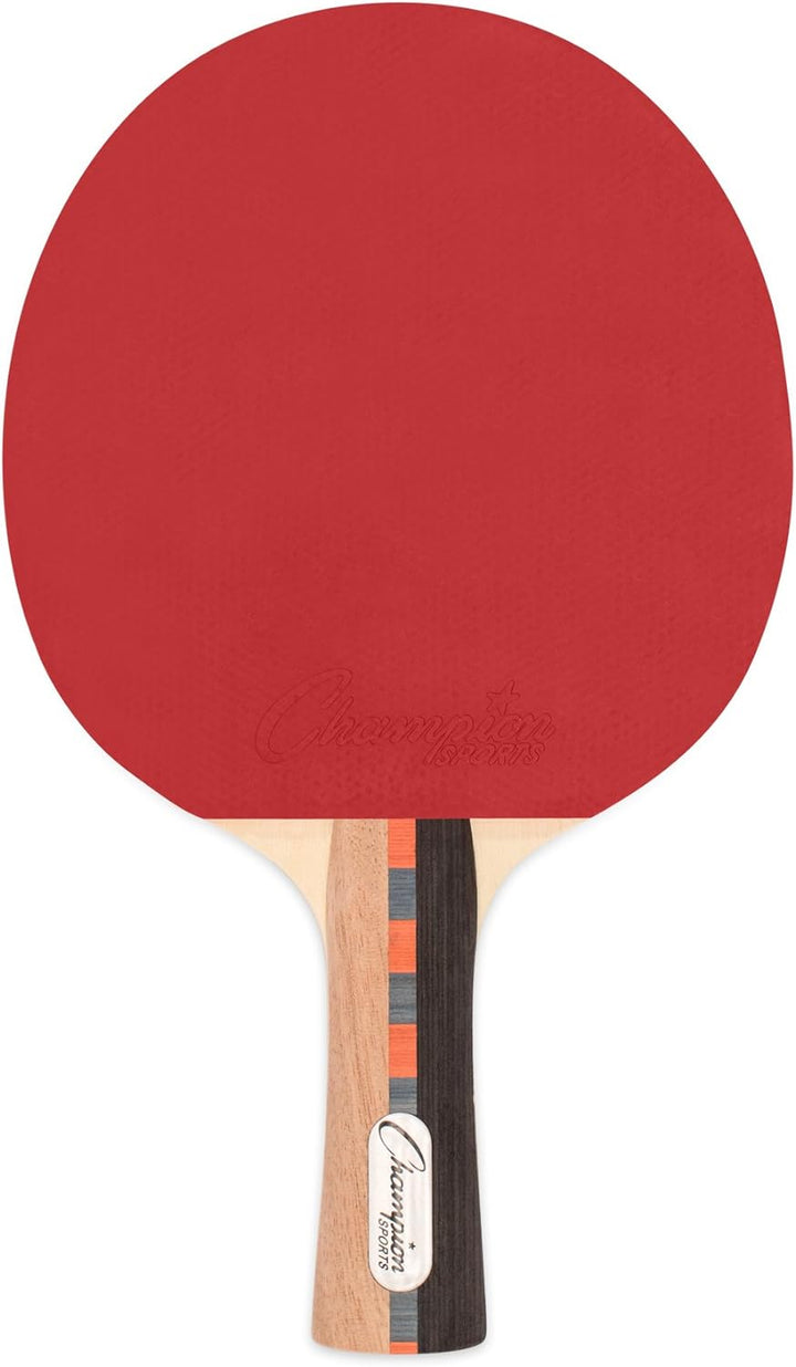 Champion Sports Pro Series Tischtennisschläger aus Gummi, Verschiedene Geschwindigkeitsstufen Spin S
