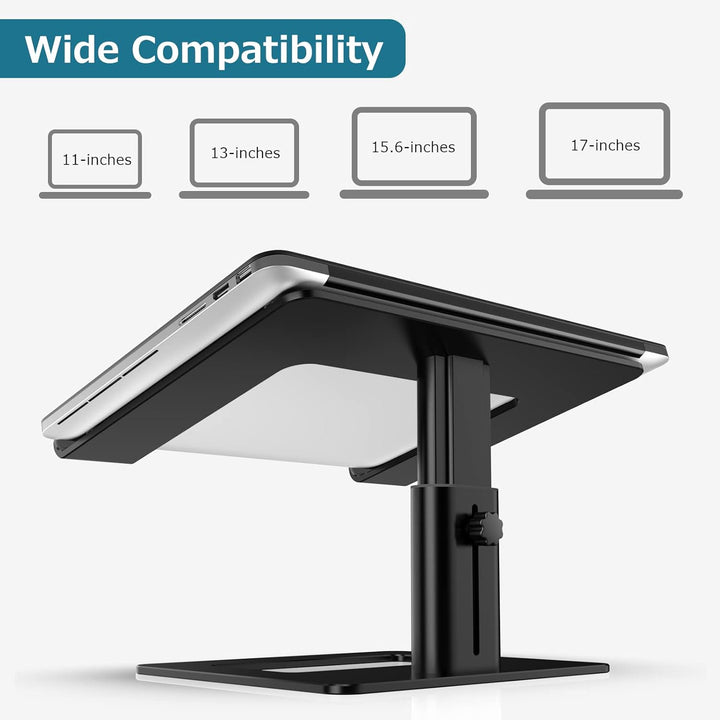 GOKEDA Laptop ständer, ergonomisch Verstellbarer Computerständer, Höhenhalter aus Aluminiumlegierung
