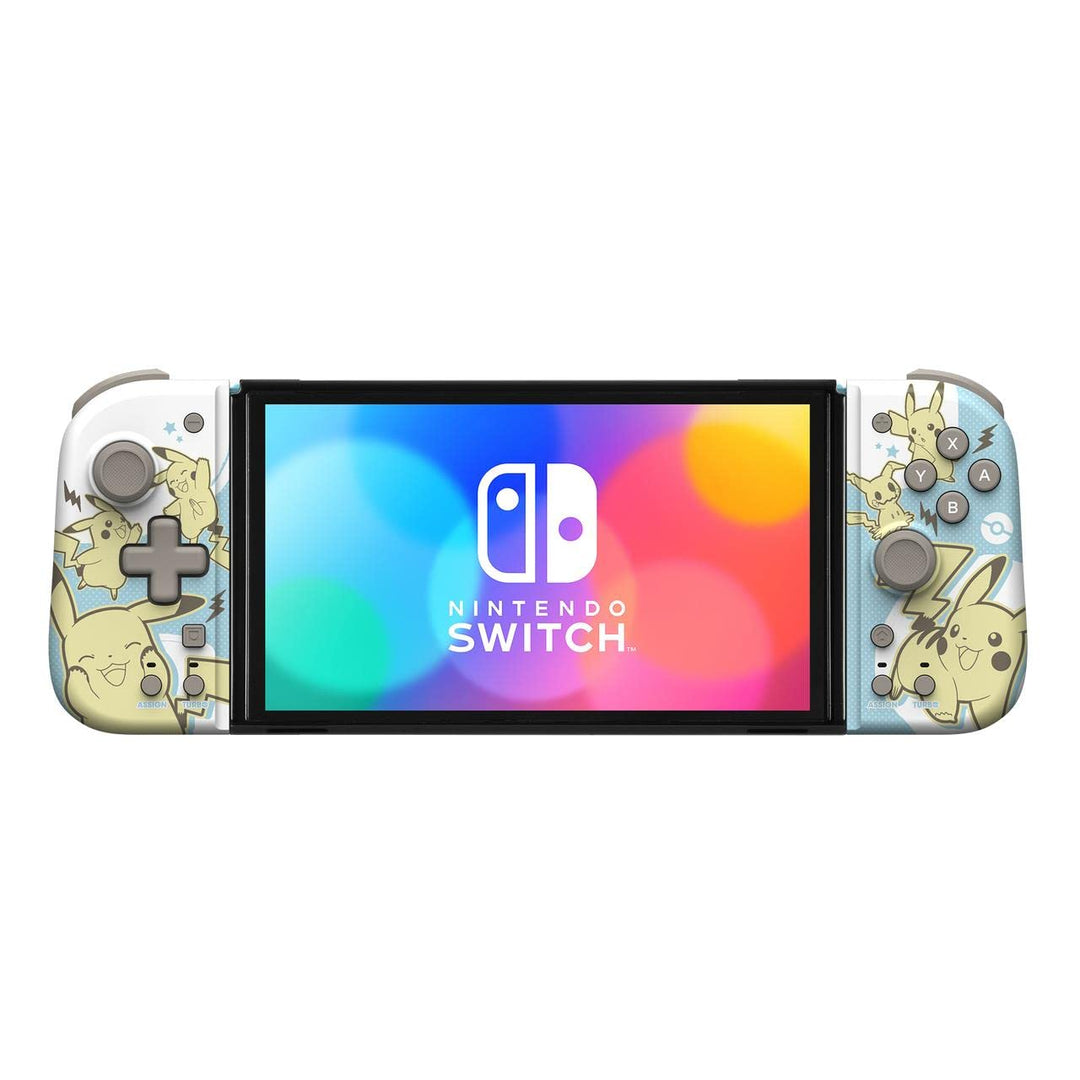 HORI Nintendo Switch Split Pad Compact (Pikachu & Mimikyu) - Ergonomic Controller for Handheld Mode