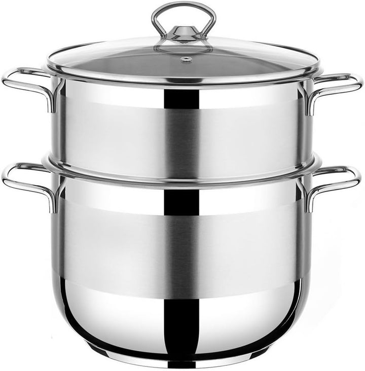 Urban Living Couscoussiere 6 Liter Edelstahl Couscous Topf Damfgarer Couscoustopf