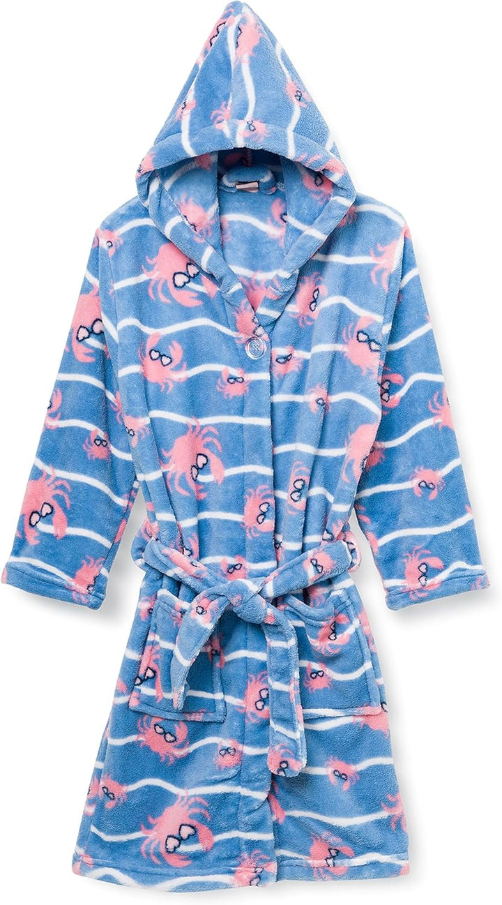 Playshoes Unisex Kinder Fleece-Bademantel Morgenmantel 158-164 Krebs, 158-164 Krebs