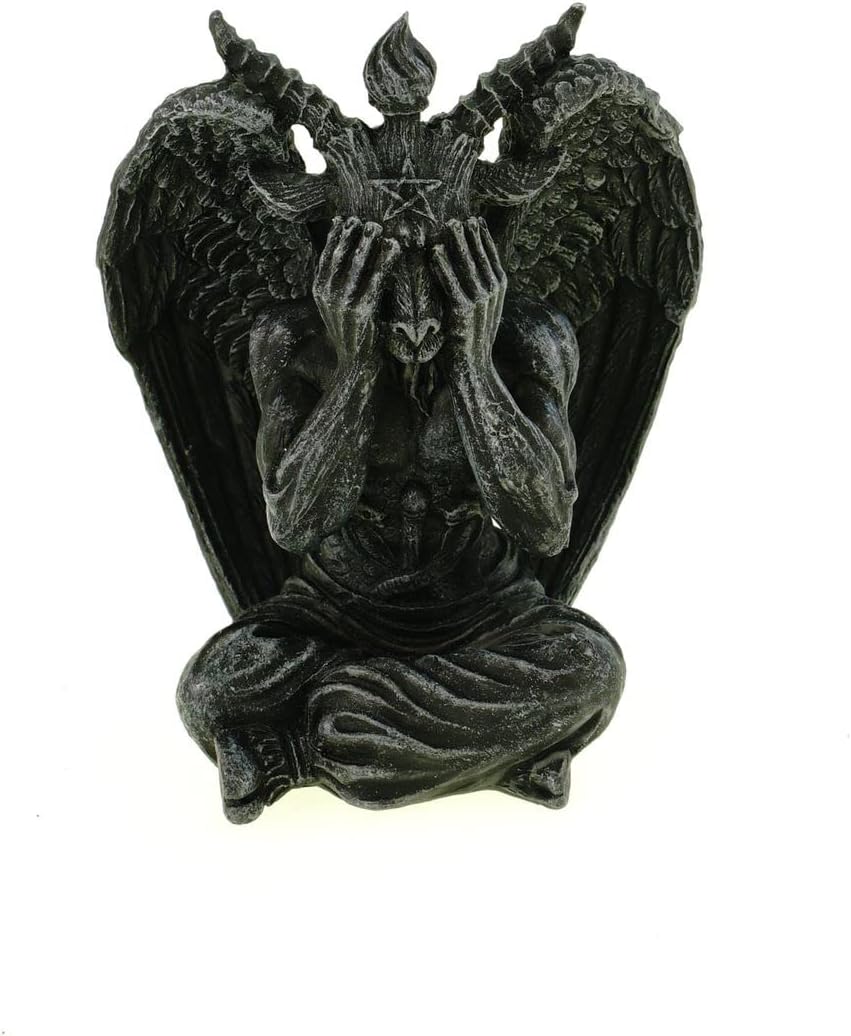 VOGLER Joh. Vogler GmbH 3er Set weise lustige Baphomet 10 cm Gothic Figur Totenschädel Totenkopf