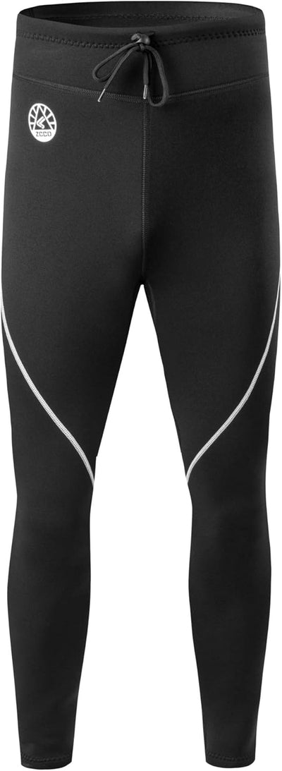 ZCCO Herren und Damen Neoprenhose, 1,5mm/3mmLange Neoprenhose, Tauchhose zum Surfen, Kajakfahren, Sc