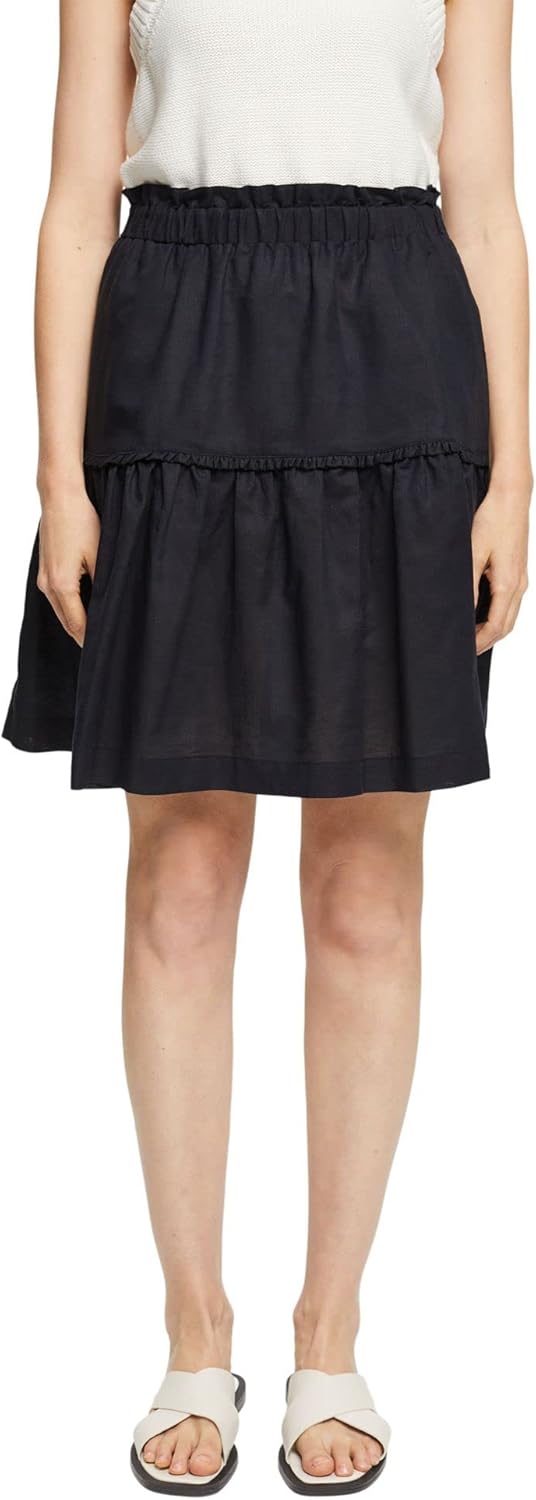 ESPRIT Damen Rock 34W 001/Black, 34W 001/Black