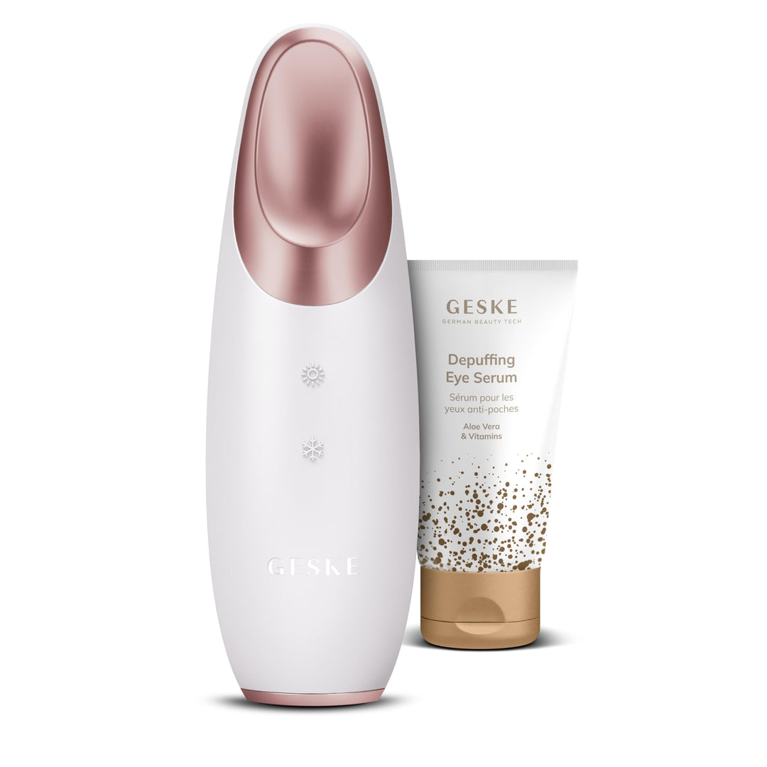 GESKE | Warm & Cool Eye-Energizer 6 in 1 inkl. De-Puffing Eye-Serum | SmartAppGuided All-In-One Auge