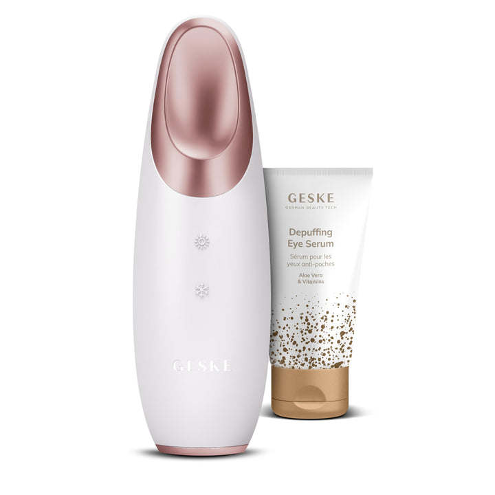 GESKE | Warm & Cool Eye-Energizer 6 in 1 inkl. De-Puffing Eye-Serum | SmartAppGuided All-In-One Auge