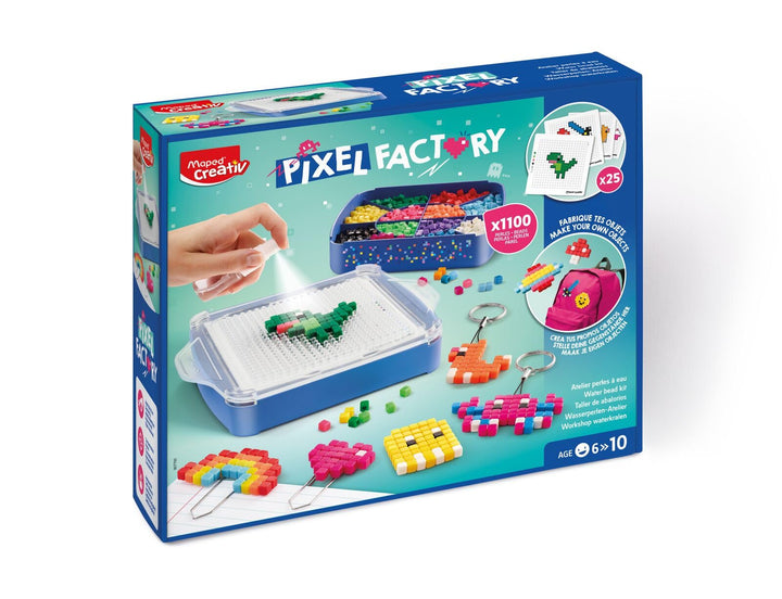 Maped CREATIV – 907700 Grosses Wasserperlen-Bastel-Set PIXEL FACTORY – Komplettset für die Erstellun