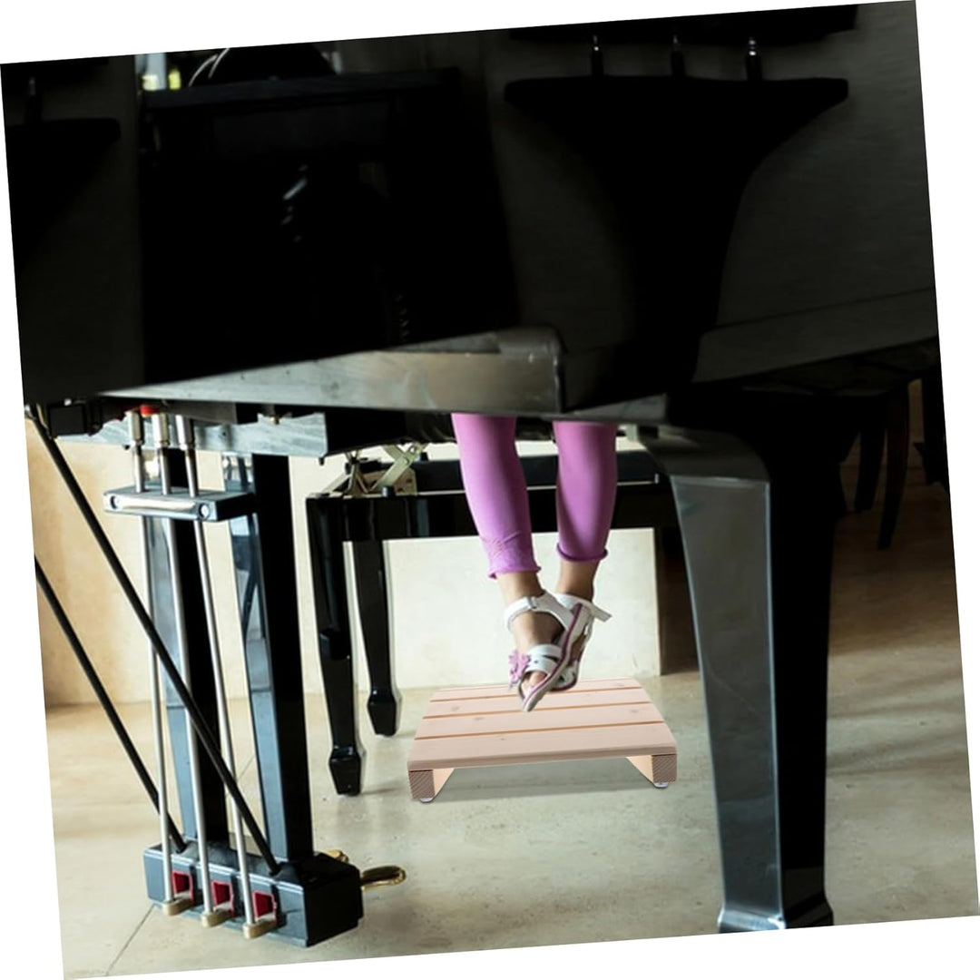 Garneck Kinder Holz Klavier Fussstütze Ergonomischer Fusshocker Holz Tritthocker Für Anfänger Für He