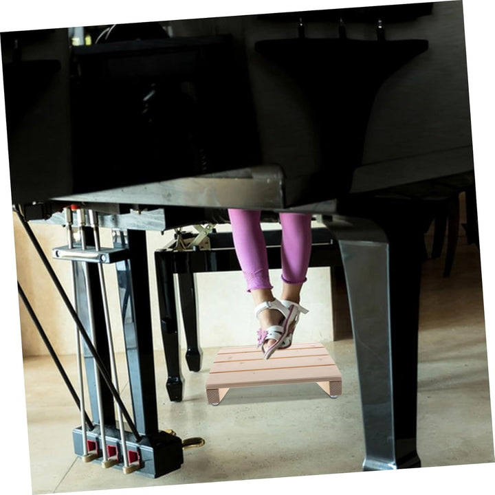 Garneck Kinder Holz Klavier Fussstütze Ergonomischer Fusshocker Holz Tritthocker Für Anfänger Für He