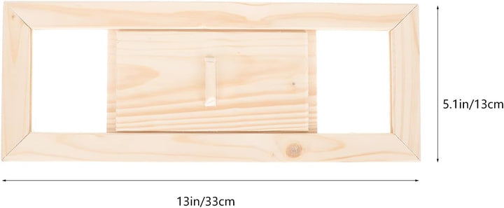 BESTonZON Sauna Lüftungsgitter Rechteckiger Saunaraum Luftauslass Saunazubehör für Zuhause Einfache